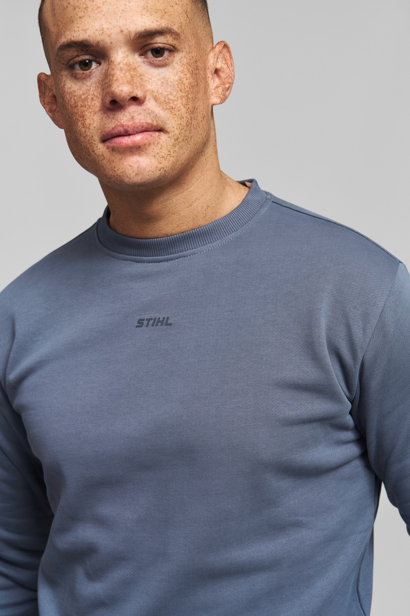 Mikina LOGO CHEST BLUE