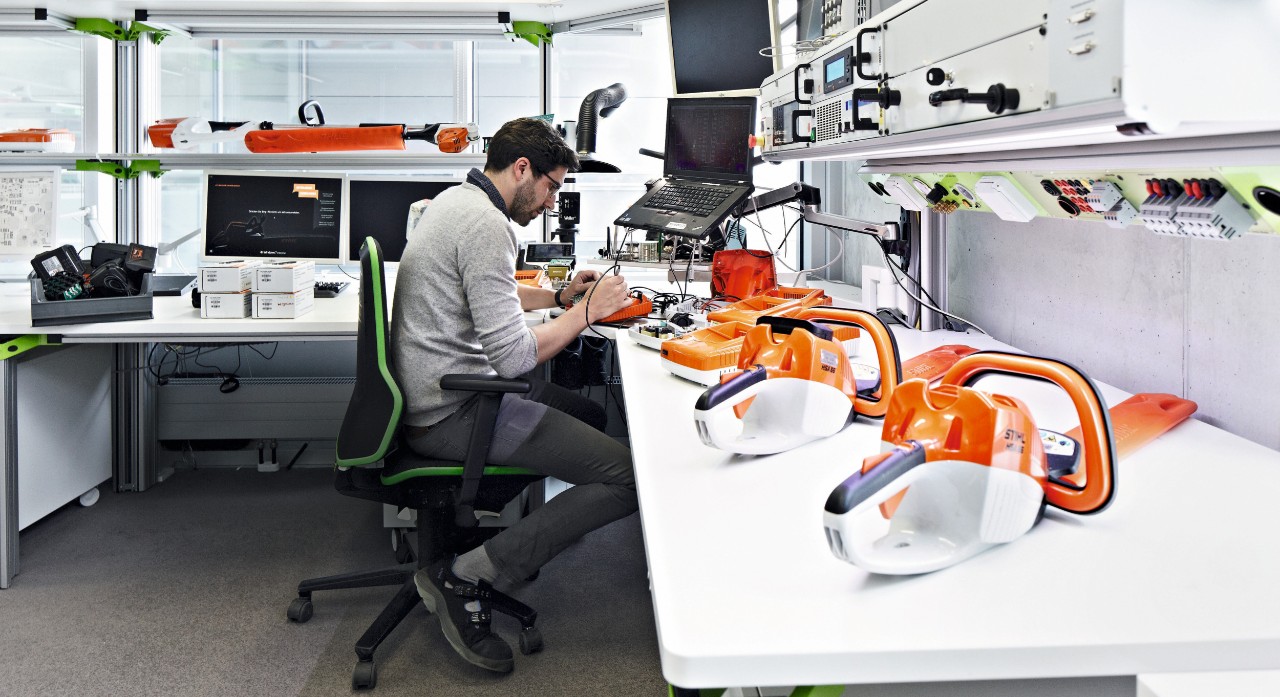 Vývoj v laboratořích STIHL